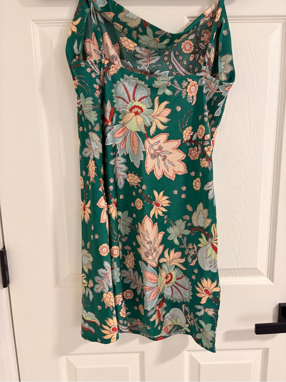 Green Floral Slip Dress
